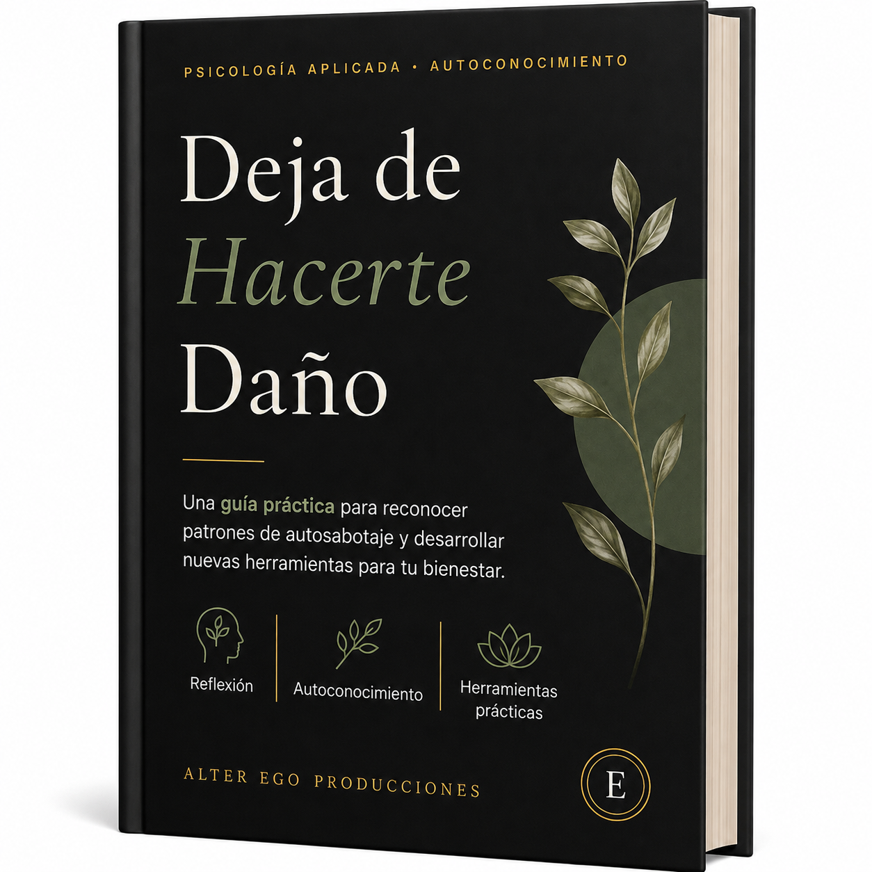 Deja de Hacerte Daño | E-book de Bienestar Emocional y Autosabotaje